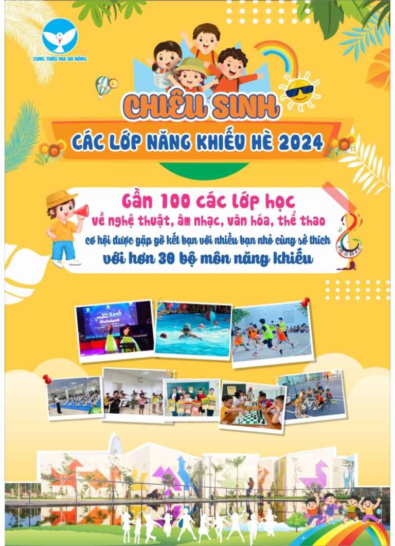 Tuyển sinh các lớp năng khiếu hè 2024