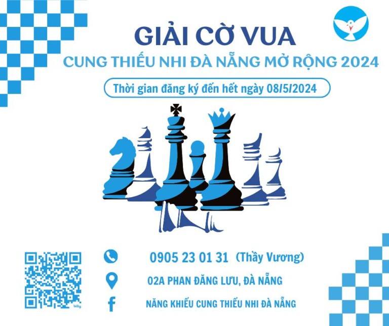 Giải cờ vua Cung thiếu nhi Đà Nẵng mở rộng năm 2024
