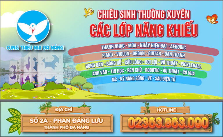 Chiêu sinh các lớp năng khiếu thường xuyên khóa Hè 2025